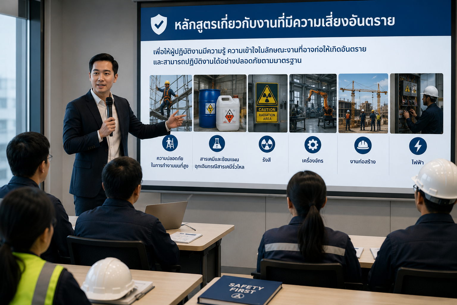 หลักสูตรเกี่ยวกับงานที่มีความเสี่ยงอันตราย